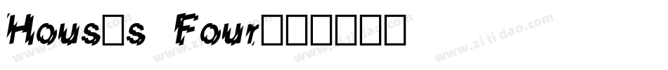 Houses Four字体转换